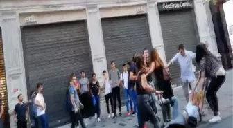 İstiklal caddesi'nde 'meydan savaşı'...