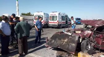 Aksaray'da trafik kazası: 5 yaralı