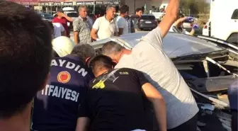 Aydın'da zincirleme kaza: 1'i ağır 8 yaralı