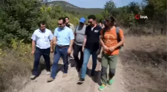 Bilecik'in tanıtımı için sarp kayalıklara tırmandılar