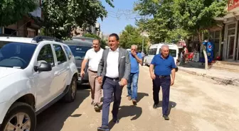 Başkan Yıldırım, yol yapım çalışmalarını inceledi