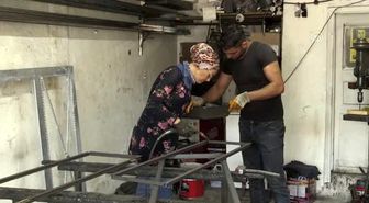Demirci eşine kalfa oldu