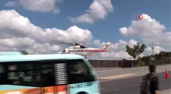 Cumhurbaşkanı Erdoğan helikopterle Eskişehir'e hareket etti