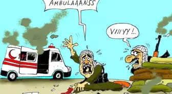 (Özel) HDP önünde eylem yapan annelere bir destek de karikatür sanatçısından