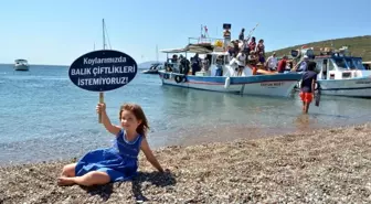 Balık çiftliği protesto edildi