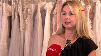 İzmirli modacı jeyan gedik, doğal malzemelerle gelinlik tasarlıyor
