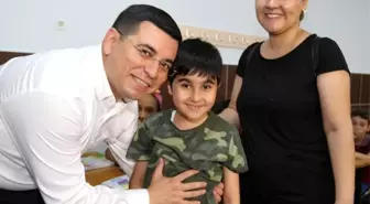 Başkan Tütüncü'den Emre ve Ege'ye sürpriz ziyaret