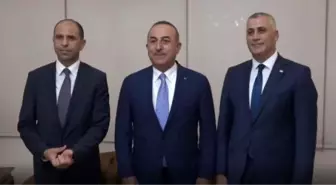Çavuşoğlu, özersay ve amcaoğlu ile görüştü