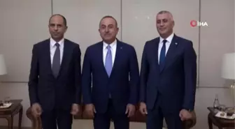 Dışişleri Bakanı Çavuşoğlu, mevkidaşı Özersay'la görüştü