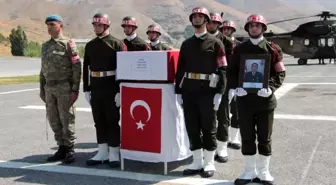 Hakkari şehidi Sarı için tören düzenlendi
