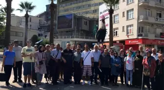 Pamukkale'nin güzelliğine hissederek şahit oldular