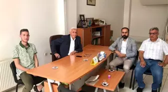 Rektör Şevli'den hayırsever iş insanı Haydaroğlu'na ziyaret