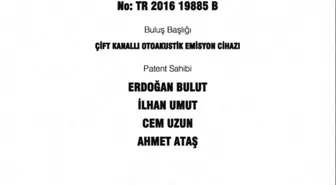 Trakya Üniversitesi Uluslararası İşitme Çalışmaları Uygulama ve Araştırma Merkezi'nden patent...