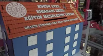 Veliler sigara paralarını okula bağışladı