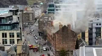 İskoçya'da gaz patlaması sonucu yangın