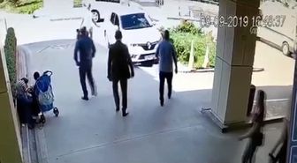 Sendika başkanına darp anı kameraya yansıdı