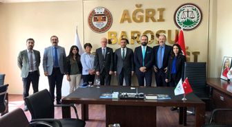 AB Delegasyonu'ndan Ağrı Barosu'na ziyaret