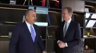 Çavuşoğlu, Dünya Ekonomik Forumu Başkanı Brende'yi kabul etti