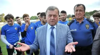 Protokolden İnegölspor'a moral ziyareti