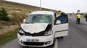 Tavşanlı'da trafik kazası, 1 kişi yaralandı