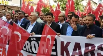 Elazığ'da 'teröre lanet, kardeşliğe destek' yürüyüşü