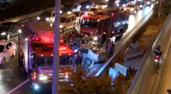 Maltepe'de trafik kazası: 2 yaralı