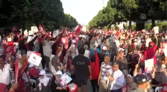 Nahda Hareketi'nin cumhurbaşkanı adayı Moro, miting düzenledi