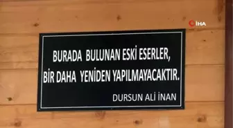 Şekil verdiği ağaçları sanata dönüştürerek müzede sergiliyor