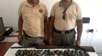 Yasak kuş avına 14 bin lira para cezası
