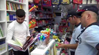 İzmir narlıdere'de kırtasiyelere slime operasyonu