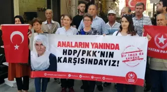 HDP önünde eylem yapan annelere destek