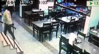 Oyunculara saldırıp, restorana zarar veren zanlıların görüntüleri ortaya çıktı