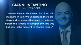 FIFA Başkanı Infantino'dan İran'a çağrı: Kadınların stadyumlara girme zamanı