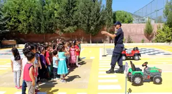 Hassa'da öğrencilere uygulamalı trafik eğitimi