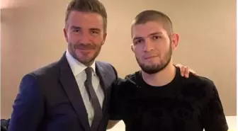 Khabib Nurmagomedov, David Beckham ile bir arada!