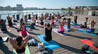 Green fıtness spor şenliği Eskişehir'de