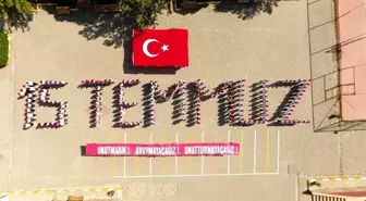 Öğrencilerden 15 Temmuz koreografisi