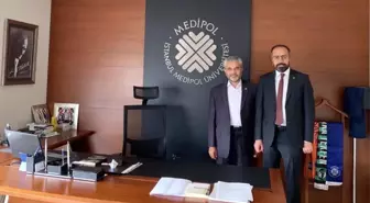 Rektör Şevli'den Rektör Aydın'a ziyaret