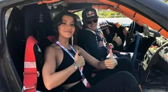 Selin Şekerci Red Bull sporcusu Grinchuk ile drift yaptı