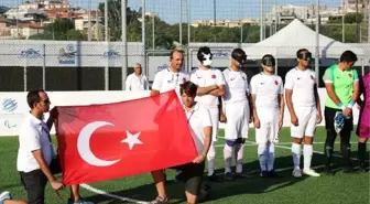 Sesi görenler (b1) futbol milli takımı belçika'yı 1-0 mağlup etti