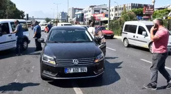 Yayaya kapalı yoldan geçmek isterken hastanelik oldu