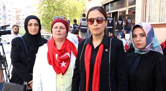 BBP heyetinden oturma eylemi yapan ailelere destek ziyareti