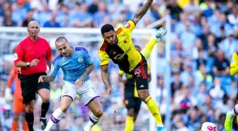 Manchester City'den Watford ağlarına 8 gol