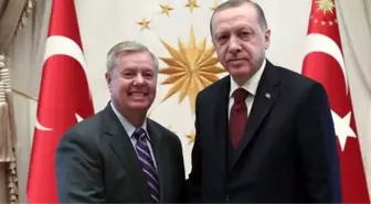 Erdoğan, ABD'li senatör Lindsey Graham'ı kaldığı otelde kabul etti