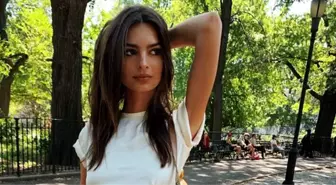 Ünlü model Emily Ratajkowski'den sütyensiz Instagram paylaşımı