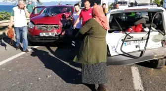 Ordu'da otomobiller çarpıştı: 4 yaralı