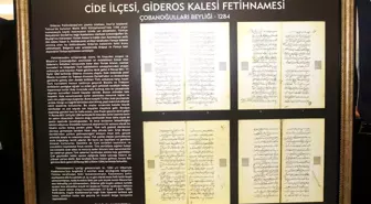 Cide'nin 735 yıllık fetihnamesi İran'da bulundu