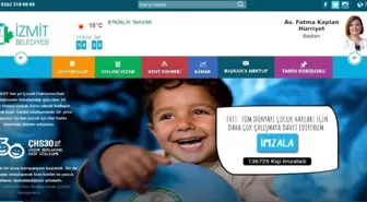 İzmit Belediyesi'nin UNİCEF hassasiyeti