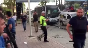 Adana'da çevik kuvvet servisine bombalı saldırı