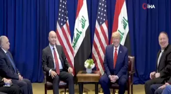 Irak Cumhurbaşkanı Salih, Trump'la görüştü